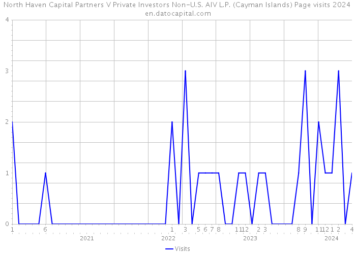 North Haven Capital Partners V Private Investors Non-U.S. AIV L.P. (Cayman Islands) Page visits 2024 