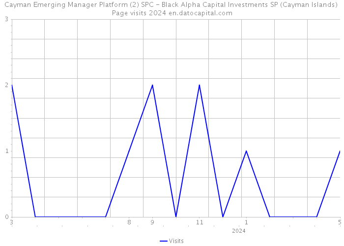 Cayman Emerging Manager Platform (2) SPC - Black Alpha Capital Investments SP (Cayman Islands) Page visits 2024 