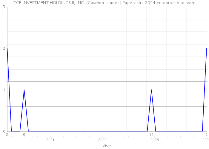 TCF INVESTMENT HOLDINGS II, INC. (Cayman Islands) Page visits 2024 
