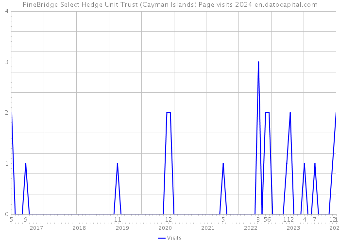 PineBridge Select Hedge Unit Trust (Cayman Islands) Page visits 2024 