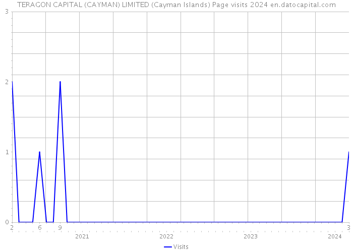 TERAGON CAPITAL (CAYMAN) LIMITED (Cayman Islands) Page visits 2024 
