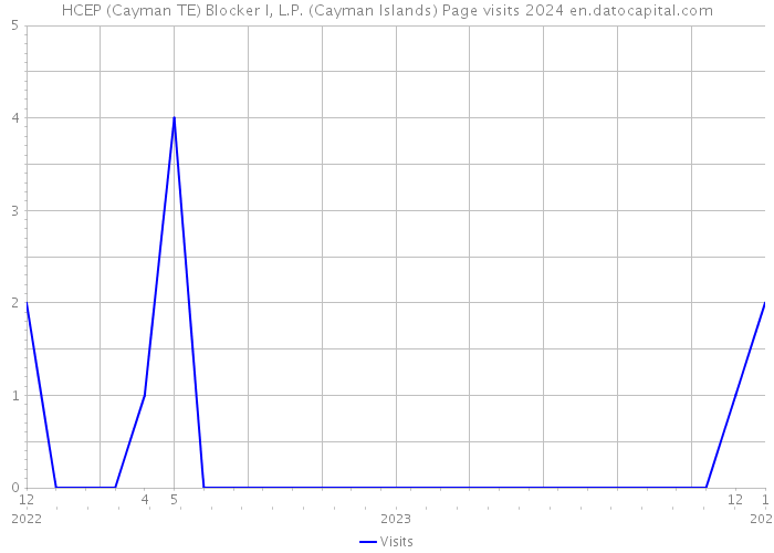 HCEP (Cayman TE) Blocker I, L.P. (Cayman Islands) Page visits 2024 