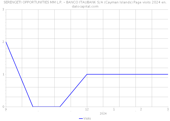 SERENGETI OPPORTUNITIES MM L.P. - BANCO ITAUBANK S/A (Cayman Islands) Page visits 2024 