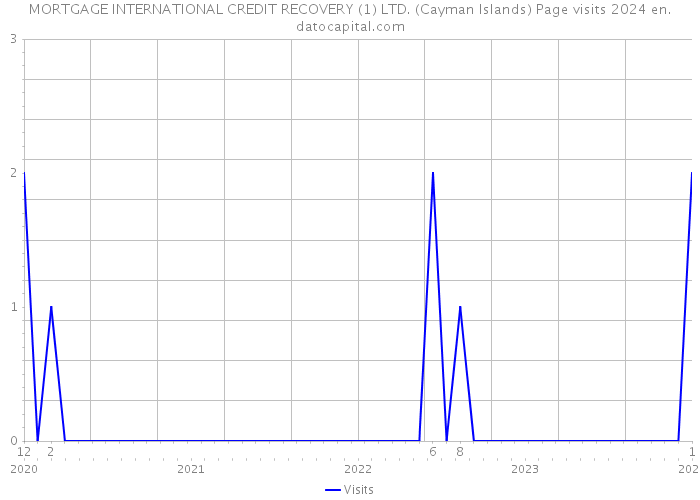 MORTGAGE INTERNATIONAL CREDIT RECOVERY (1) LTD. (Cayman Islands) Page visits 2024 
