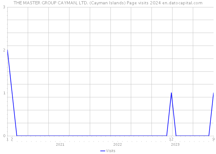 THE MASTER GROUP CAYMAN, LTD. (Cayman Islands) Page visits 2024 