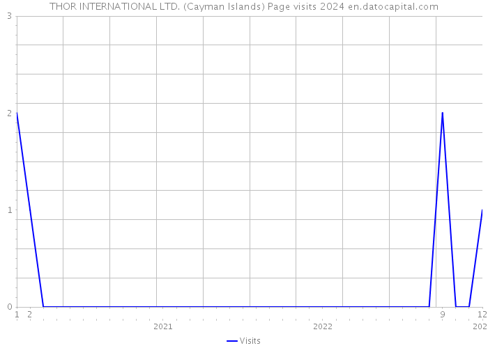 THOR INTERNATIONAL LTD. (Cayman Islands) Page visits 2024 