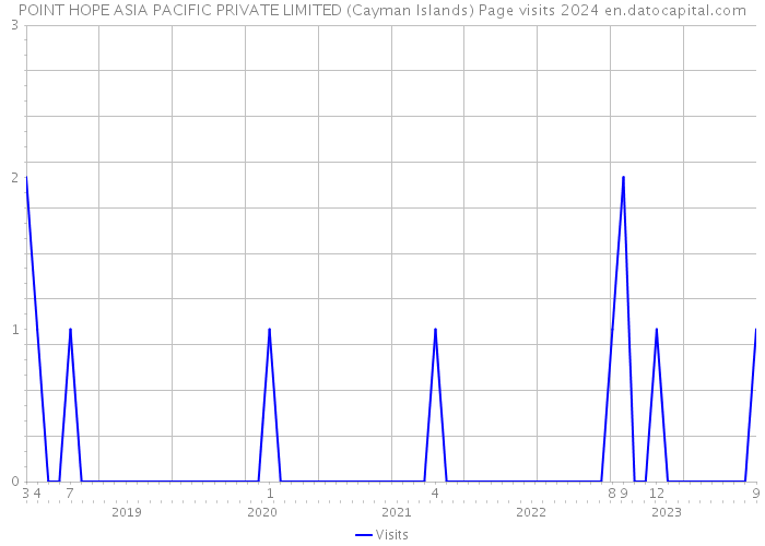 POINT HOPE ASIA PACIFIC PRIVATE LIMITED (Cayman Islands) Page visits 2024 