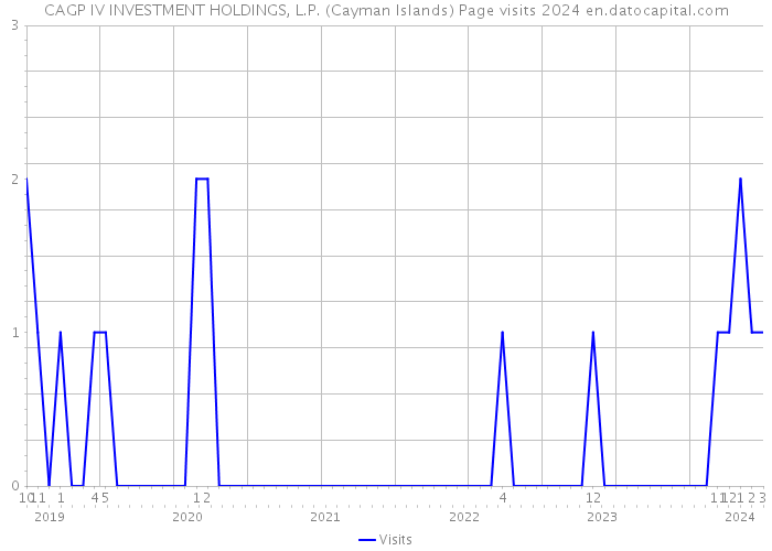 CAGP IV INVESTMENT HOLDINGS, L.P. (Cayman Islands) Page visits 2024 