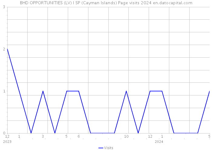 BHD OPPORTUNITIES (LV) I SP (Cayman Islands) Page visits 2024 