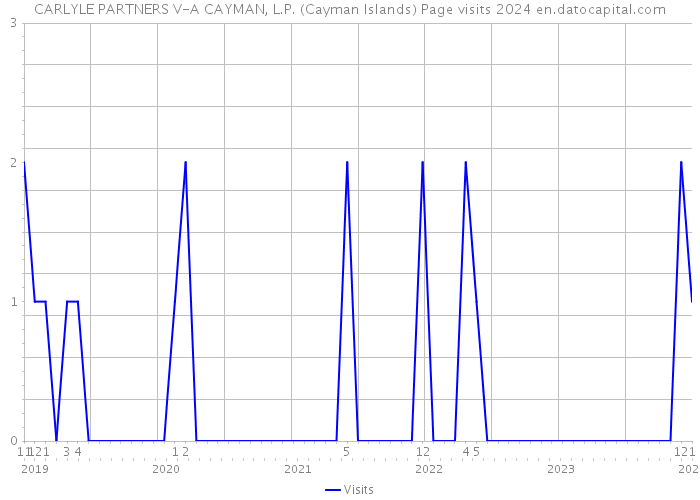 CARLYLE PARTNERS V-A CAYMAN, L.P. (Cayman Islands) Page visits 2024 