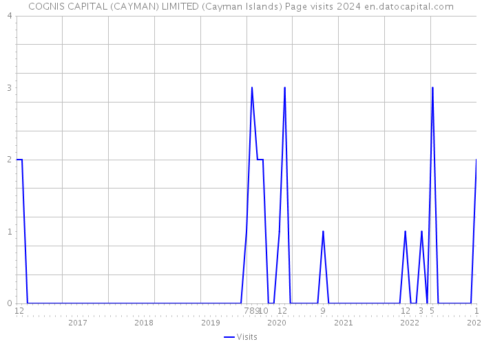 COGNIS CAPITAL (CAYMAN) LIMITED (Cayman Islands) Page visits 2024 