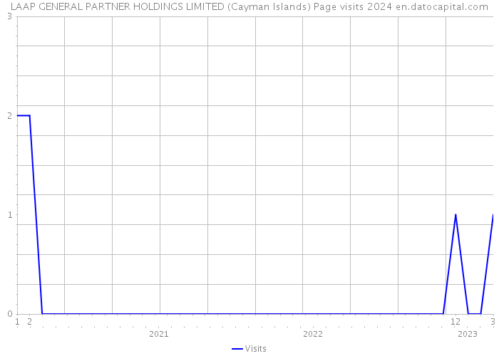 LAAP GENERAL PARTNER HOLDINGS LIMITED (Cayman Islands) Page visits 2024 