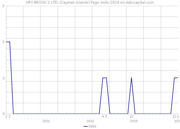 HFV BROOK 2 LTD. (Cayman Islands) Page visits 2024 