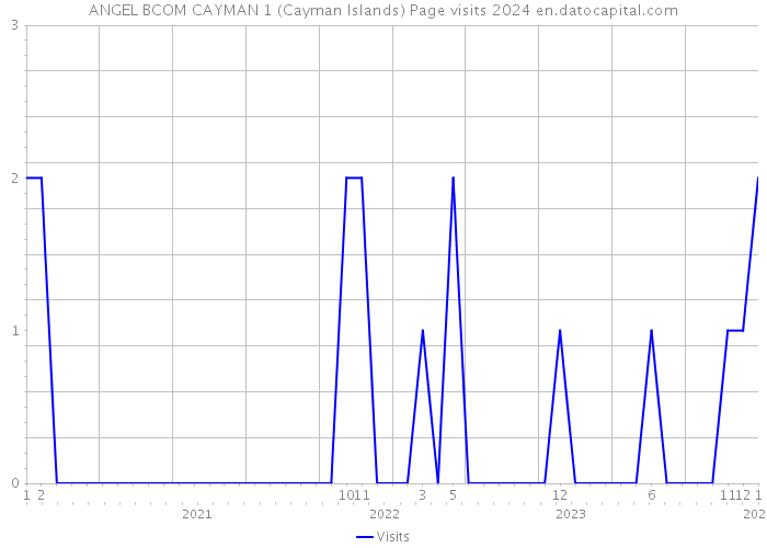 ANGEL BCOM CAYMAN 1 (Cayman Islands) Page visits 2024 