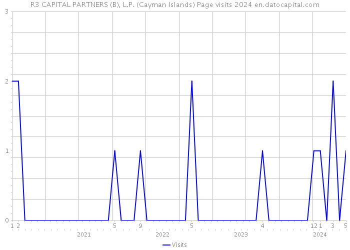 R3 CAPITAL PARTNERS (B), L.P. (Cayman Islands) Page visits 2024 
