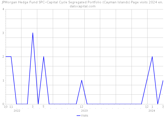 JPMorgan Hedge Fund SPC-Capital Cycle Segregated Portfolio (Cayman Islands) Page visits 2024 