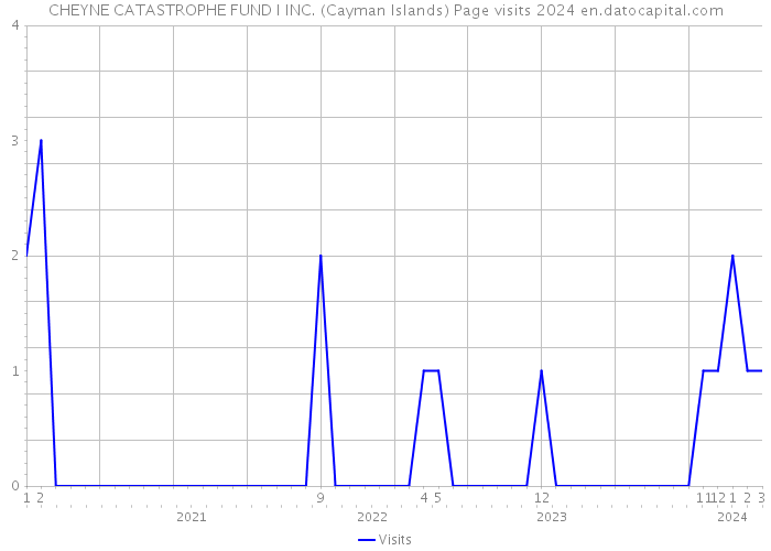 CHEYNE CATASTROPHE FUND I INC. (Cayman Islands) Page visits 2024 