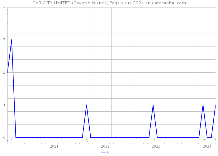 CAR CITY LIMITED (Cayman Islands) Page visits 2024 