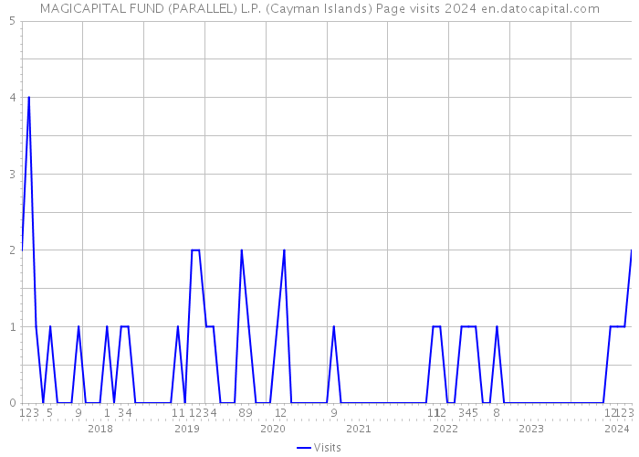 MAGICAPITAL FUND (PARALLEL) L.P. (Cayman Islands) Page visits 2024 
