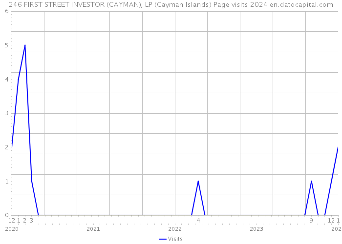 246 FIRST STREET INVESTOR (CAYMAN), LP (Cayman Islands) Page visits 2024 