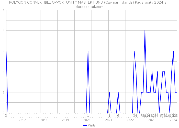 POLYGON CONVERTIBLE OPPORTUNITY MASTER FUND (Cayman Islands) Page visits 2024 