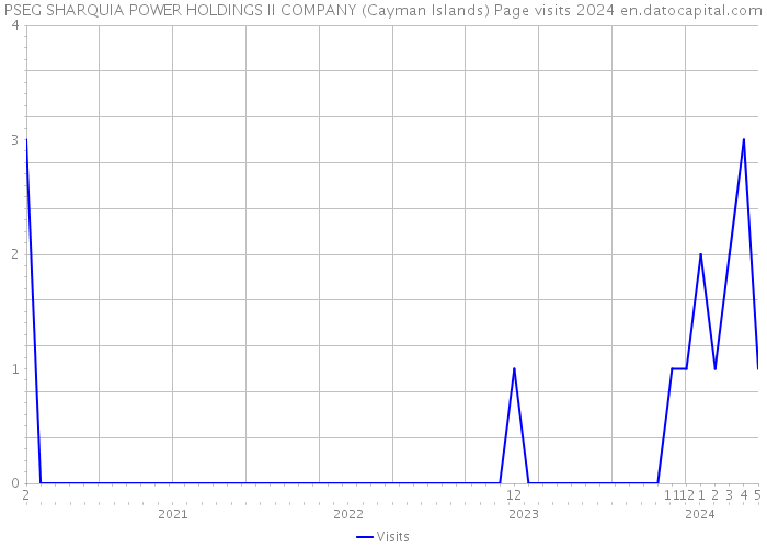 PSEG SHARQUIA POWER HOLDINGS II COMPANY (Cayman Islands) Page visits 2024 