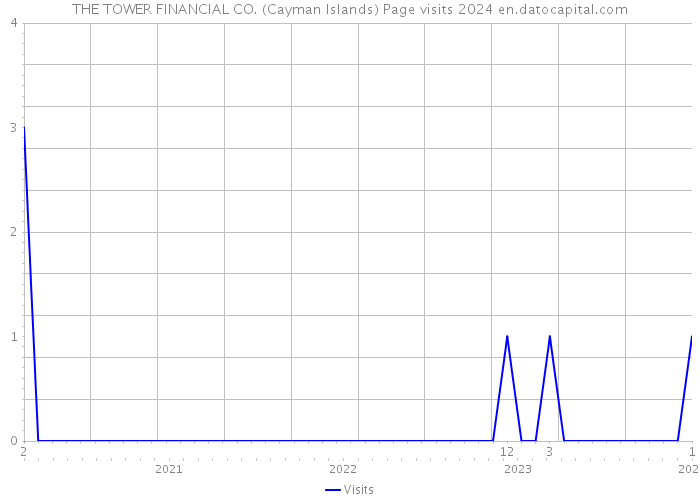 THE TOWER FINANCIAL CO. (Cayman Islands) Page visits 2024 