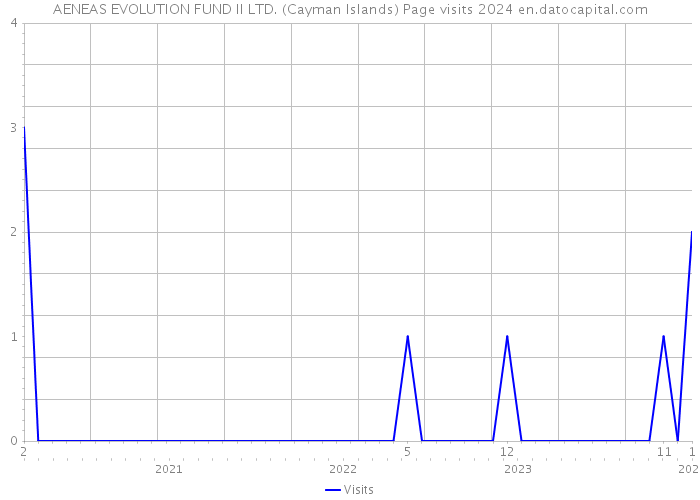 AENEAS EVOLUTION FUND II LTD. (Cayman Islands) Page visits 2024 
