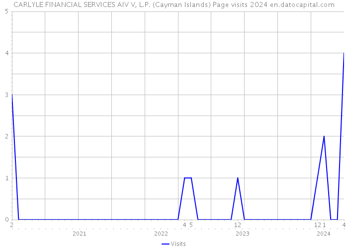 CARLYLE FINANCIAL SERVICES AIV V, L.P. (Cayman Islands) Page visits 2024 