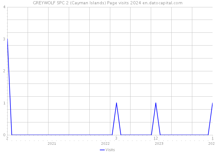 GREYWOLF SPC 2 (Cayman Islands) Page visits 2024 