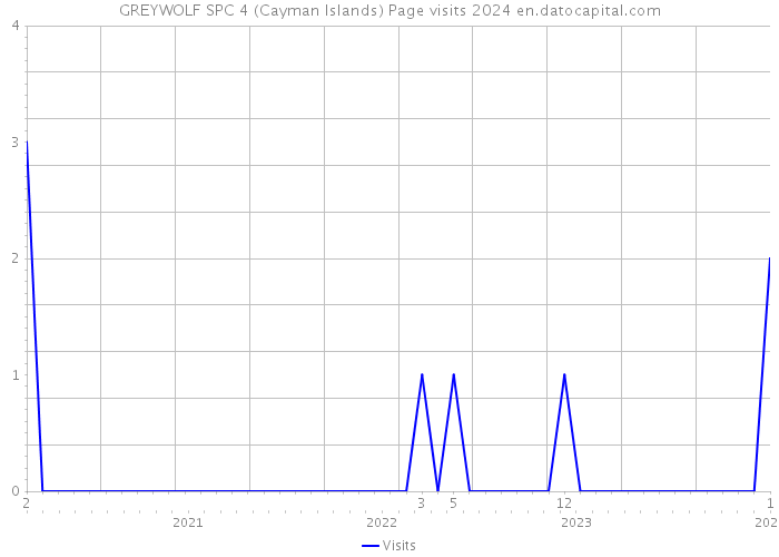 GREYWOLF SPC 4 (Cayman Islands) Page visits 2024 