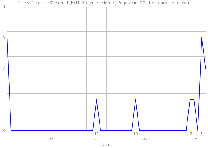 Cross Ocean USSS Fund I (B) LP (Cayman Islands) Page visits 2024 