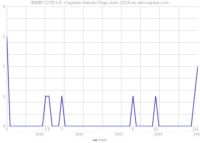 BSREP CXTD L.P. (Cayman Islands) Page visits 2024 