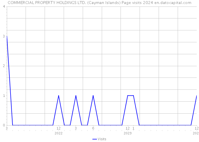 COMMERCIAL PROPERTY HOLDINGS LTD. (Cayman Islands) Page visits 2024 
