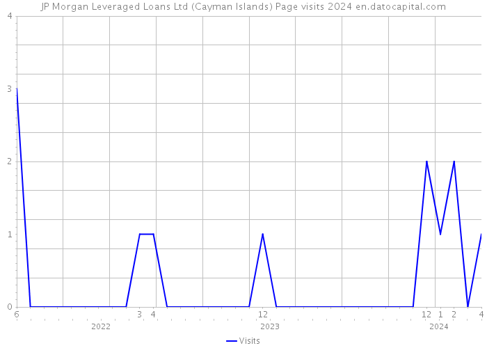 JP Morgan Leveraged Loans Ltd (Cayman Islands) Page visits 2024 