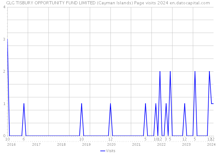 GLG TISBURY OPPORTUNITY FUND LIMITED (Cayman Islands) Page visits 2024 