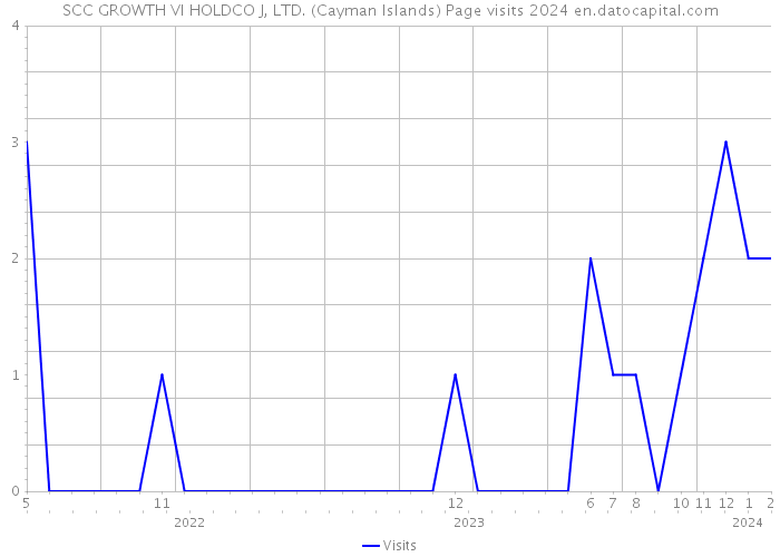 SCC GROWTH VI HOLDCO J, LTD. (Cayman Islands) Page visits 2024 
