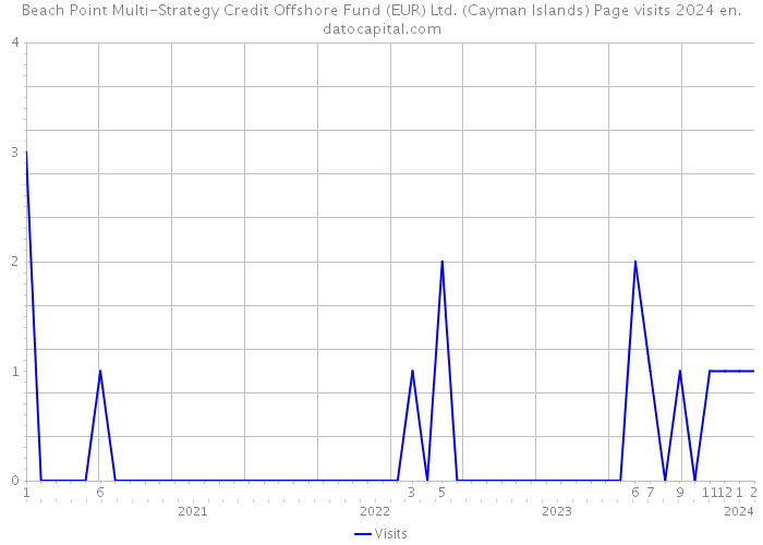 Beach Point Multi-Strategy Credit Offshore Fund (EUR) Ltd. (Cayman Islands) Page visits 2024 
