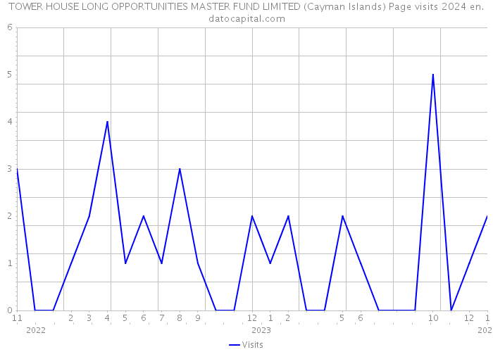 TOWER HOUSE LONG OPPORTUNITIES MASTER FUND LIMITED (Cayman Islands) Page visits 2024 