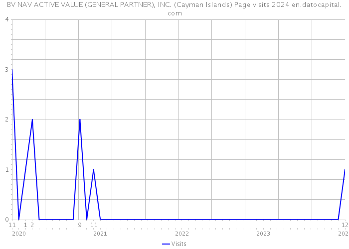 BV NAV ACTIVE VALUE (GENERAL PARTNER), INC. (Cayman Islands) Page visits 2024 