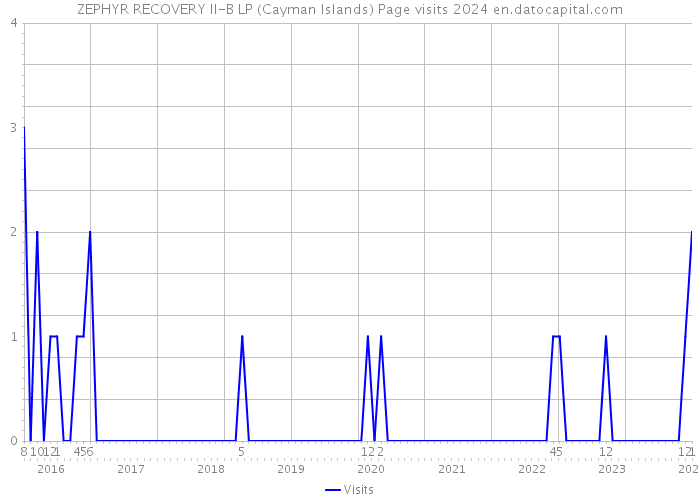 ZEPHYR RECOVERY II-B LP (Cayman Islands) Page visits 2024 