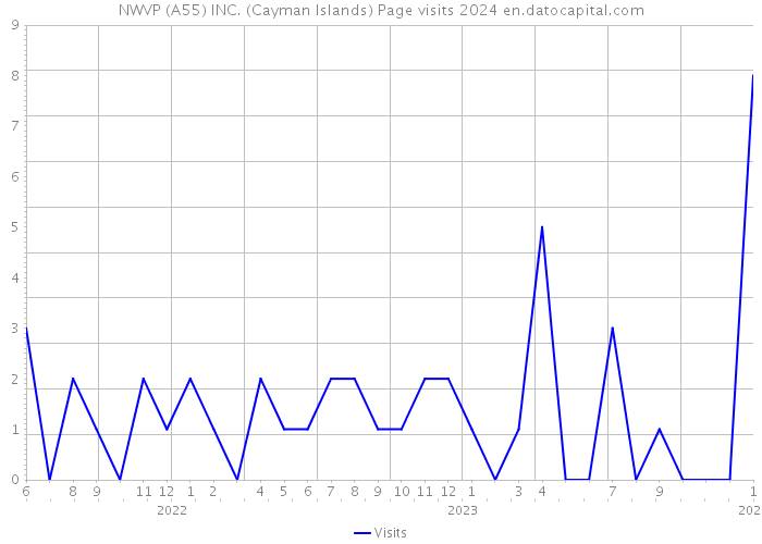 NWVP (A55) INC. (Cayman Islands) Page visits 2024 