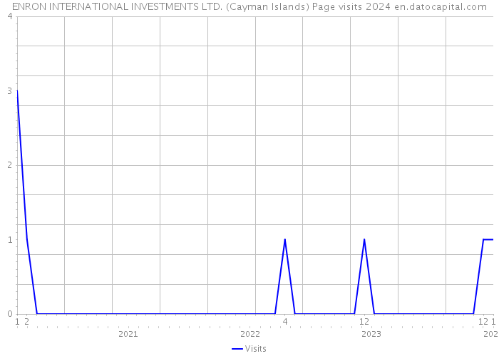 ENRON INTERNATIONAL INVESTMENTS LTD. (Cayman Islands) Page visits 2024 