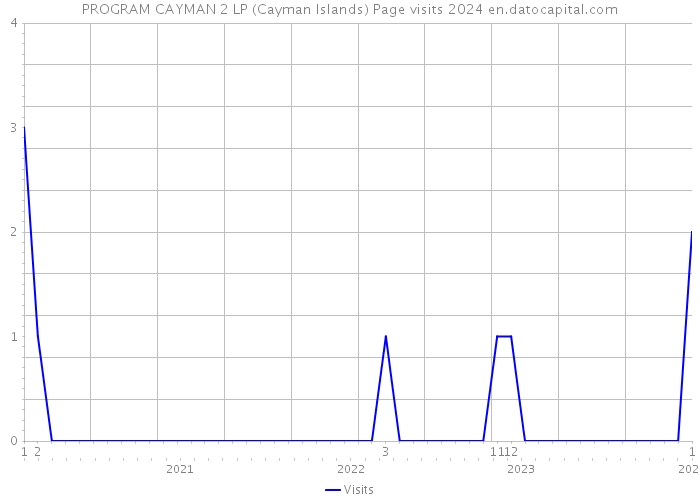 PROGRAM CAYMAN 2 LP (Cayman Islands) Page visits 2024 