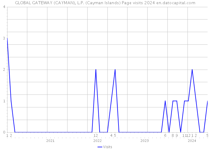 GLOBAL GATEWAY (CAYMAN), L.P. (Cayman Islands) Page visits 2024 