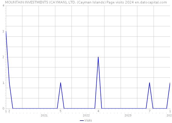 MOUNTAIN INVESTMENTS (CAYMAN), LTD. (Cayman Islands) Page visits 2024 