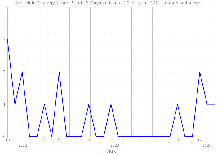 York Multi Strategy Master Fund LP (Cayman Islands) Page visits 2024 