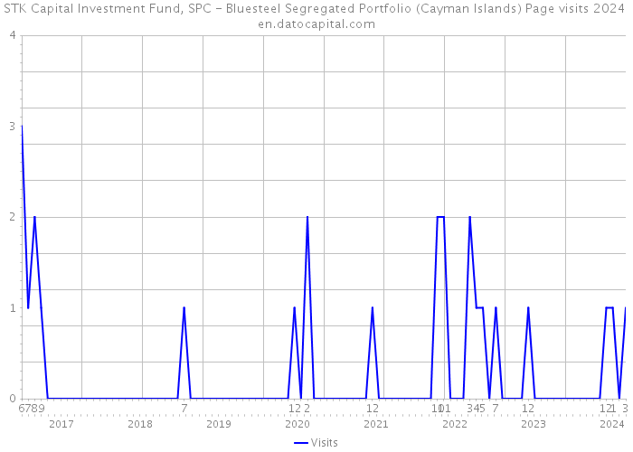 STK Capital Investment Fund, SPC - Bluesteel Segregated Portfolio (Cayman Islands) Page visits 2024 