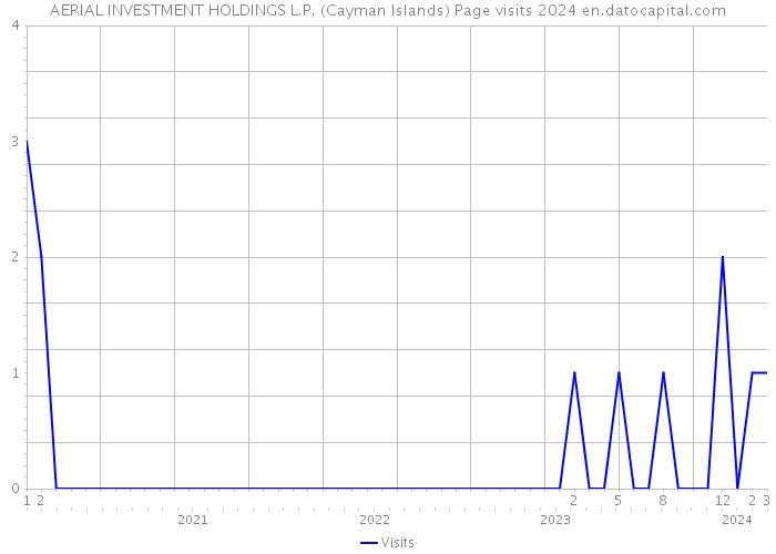 AERIAL INVESTMENT HOLDINGS L.P. (Cayman Islands) Page visits 2024 