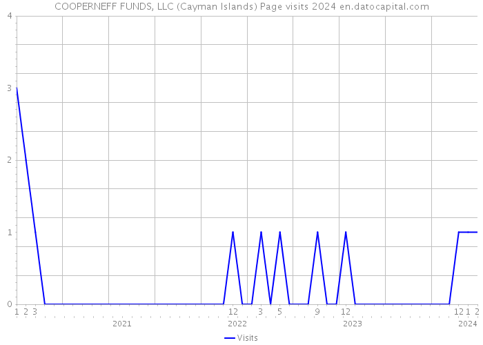 COOPERNEFF FUNDS, LLC (Cayman Islands) Page visits 2024 